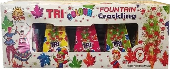 Tri colour Fountain small