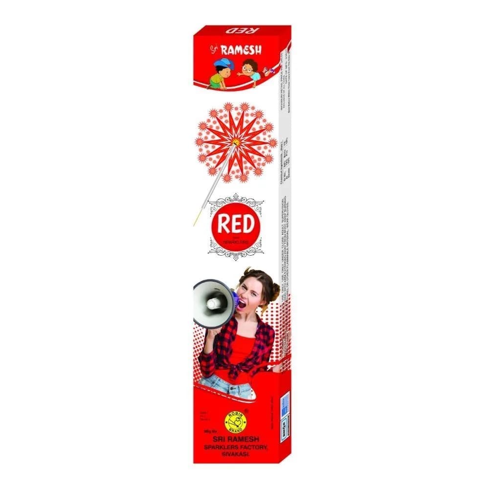 12cm Red sparklers