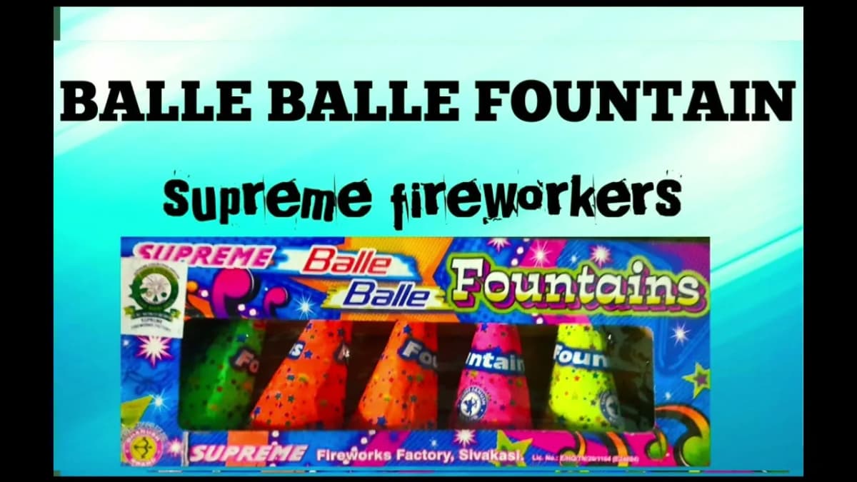 Balle Balle Fountain