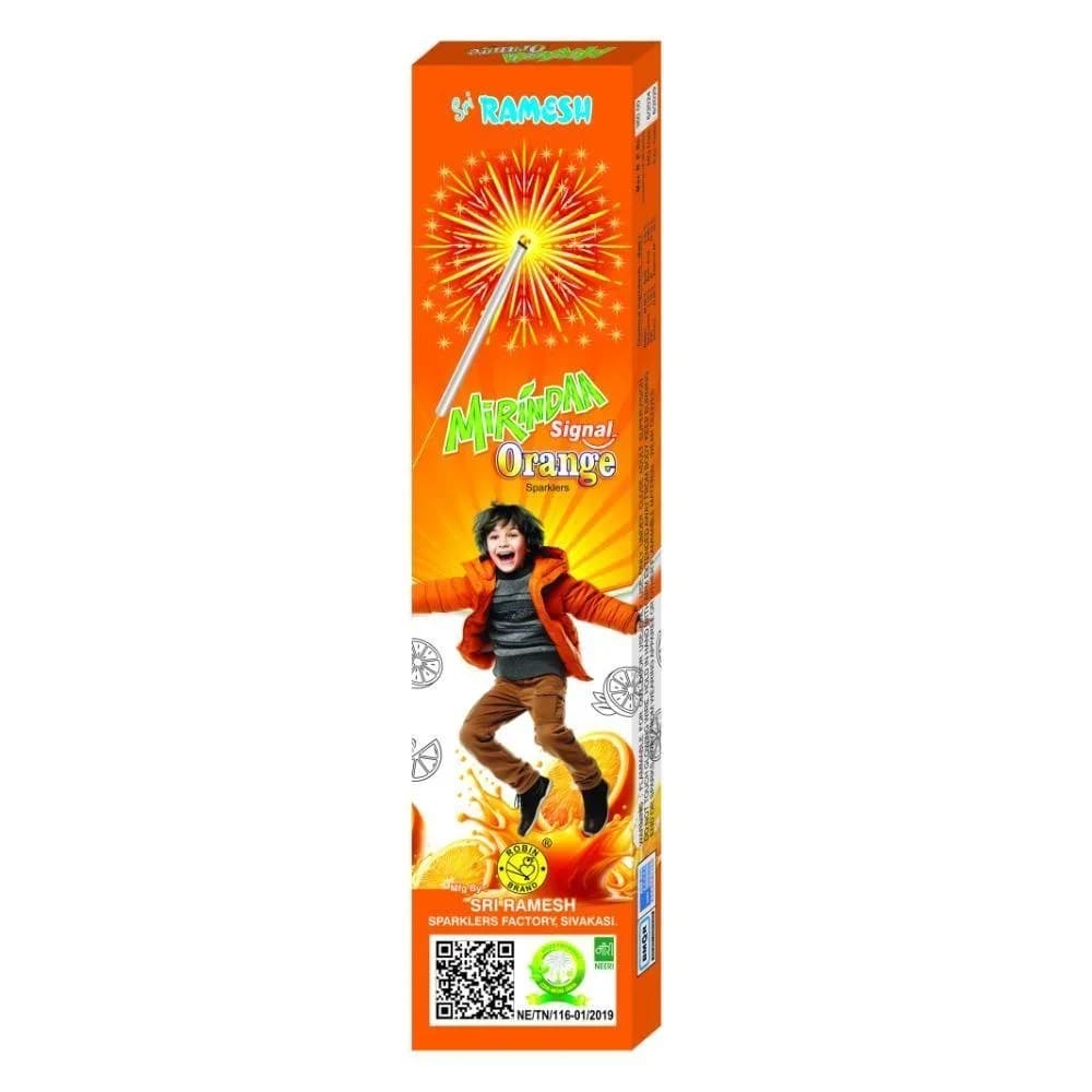 10cm orange sparklers
